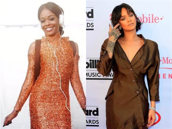 Rapper Azealea Banks e Rihanna (Foto: montagem.) Rapper Azealea Banks e Rihanna (Foto: montagem.)