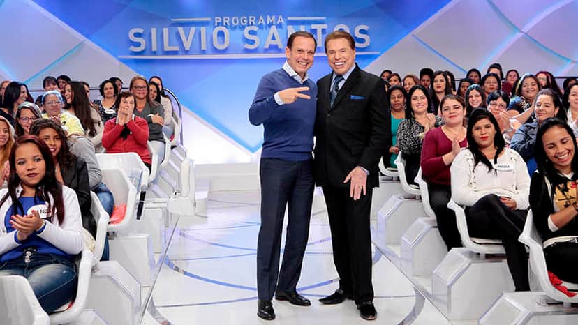 João Dória e Silvio Santos (Divulgação: SBT) João Dória e Silvio Santos (Divulgação: SBT)