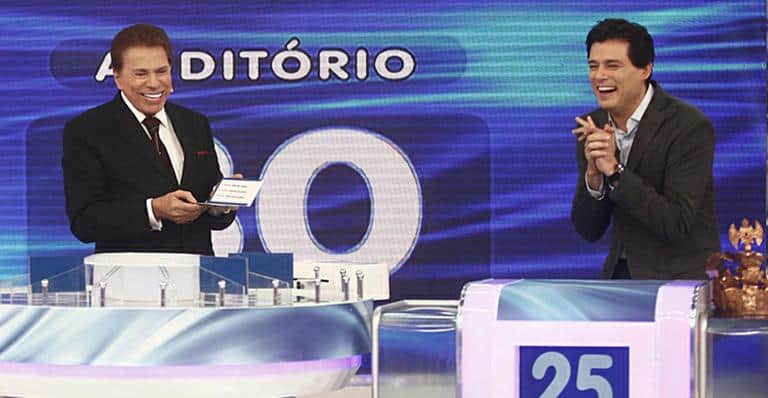 Celso Portiolli e Silvio Santos (Foto: Reprodução) Celso Portiolli e Silvio Santos (Foto: Reprodução)