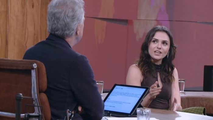 Monica Iozzi e Pedro Bial Monica Iozzi e Pedro Bial