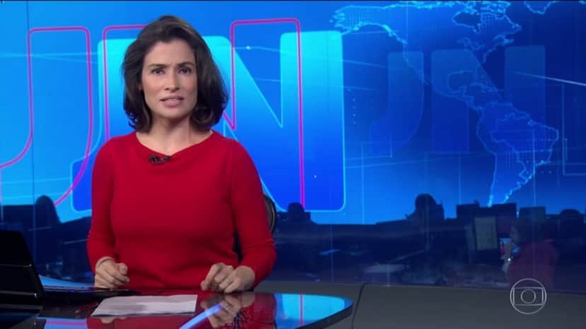 Renata Vasconcellos, sem querer, virou meme durante o "Jornal Nacional". Renata Vasconcellos, sem querer, virou meme durante o "Jornal Nacional".