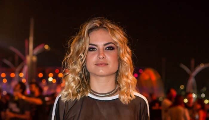 Lua Blanco usou uma blusa transparente no Rock in Rio (Foto: Artur Meninea/Gshow) Lua Blanco usou uma blusa transparente no Rock in Rio (Foto: Artur Meninea/Gshow)