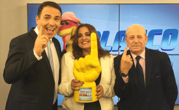 Reinaldo Gottino, Fabíola Reipert e Renato Lombardi no "Balanço Geral SP" (Foto: Reprodução/Instagram) Reinaldo Gottino, Fabíola Reipert e Renato Lombardi no "Balanço Geral SP" (Foto: Reprodução/Instagram)