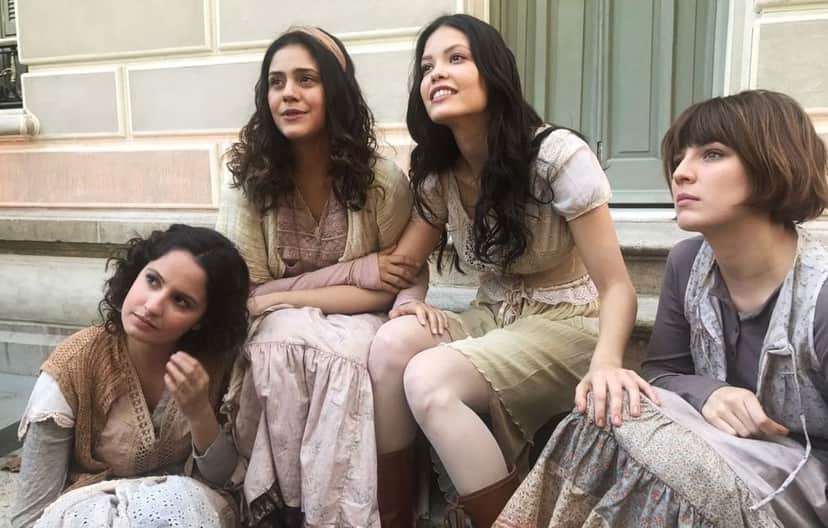 As atrizes em momento de descontração nos bastidores da novela Tempo de Amar. (Foto: Adriano Melo/TV Globo As atrizes em momento de descontração nos bastidores da novela Tempo de Amar. (Foto: Adriano Melo/TV Globo