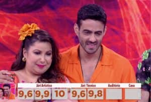 Mariana Xavier quando foi eliminada da Dança dos Famosos (Foto reprodução) Mariana Xavier quando foi eliminada da Dança dos Famosos (Foto reprodução)
