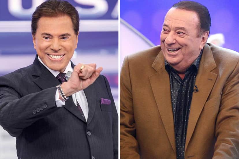 Silvio Santos e Raul Gil (Foto: Reprodução) Silvio Santos e Raul Gil (Foto: Reprodução)
