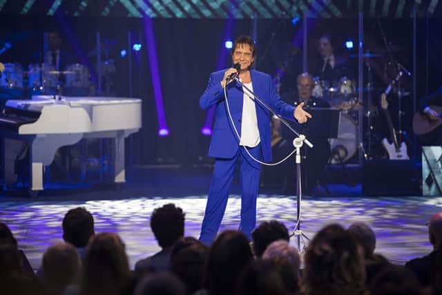 Roberto Carlos no especial de fim de ano 2017 da Globo (Foto: Globo/João Miguel Júnior) curiosidade Roberto Carlos no especial de fim de ano 2017 da Globo (Foto: Globo/João Miguel Júnior) curiosidade