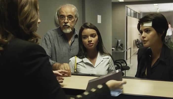 Melissa (Gabriella Mustafá) dá entrada no processo de divórcio (Foto: Divulgação/Globo) Melissa (Gabriella Mustafá) dá entrada no processo de divórcio (Foto: Divulgação/Globo)