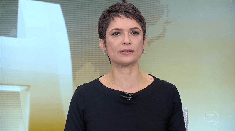 Sandra Annenberg no Jornal Hoje (Foto: Reprodução/Globo) Sandra Annenberg no Jornal Hoje (Foto: Reprodução/Globo)