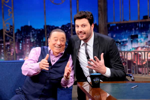 Raul Gil e Danilo Gentili no The Noite (Foto: Divulgação) Raul Gil e Danilo Gentili no The Noite (Foto: Divulgação)