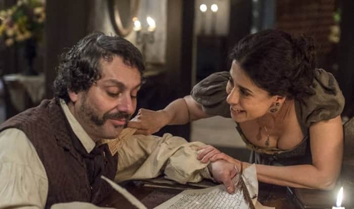 Alexandre Nero e Fernanda Torres em cena de Filhos da Pátria. (Foto: Divulgação/TV Globo/Estevam Avellar) Alexandre Nero e Fernanda Torres em cena de Filhos da Pátria. (Foto: Divulgação/TV Globo/Estevam Avellar)