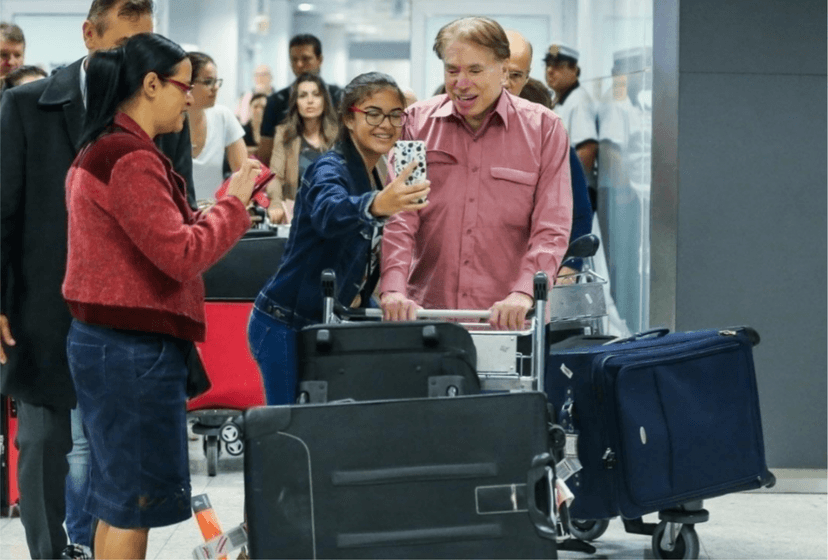 Silvio Santos em chegada no aeroporto neste domingo (22) em São Paulo (Foto Manuela Scarpa/Brazil News) Silvio Santos em chegada no aeroporto neste domingo (22) em São Paulo (Foto Manuela Scarpa/Brazil News)