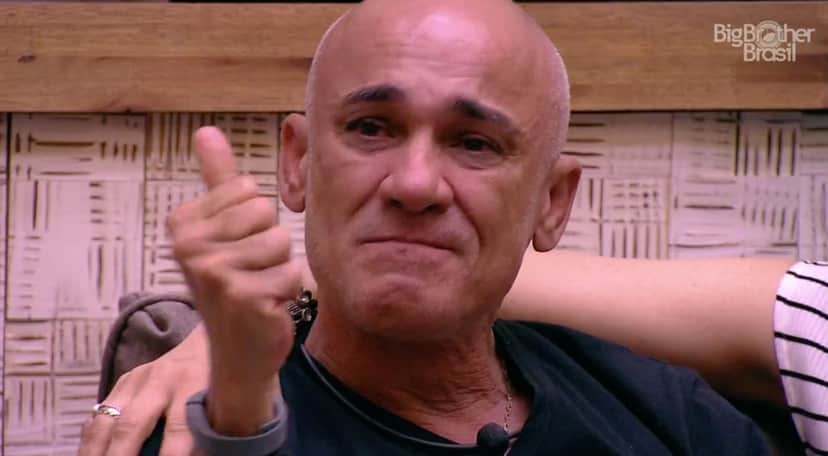 Ayrton chorou no BBB18 (Foto: Reprodução) Ayrton chorou no BBB18 (Foto: Reprodução)
