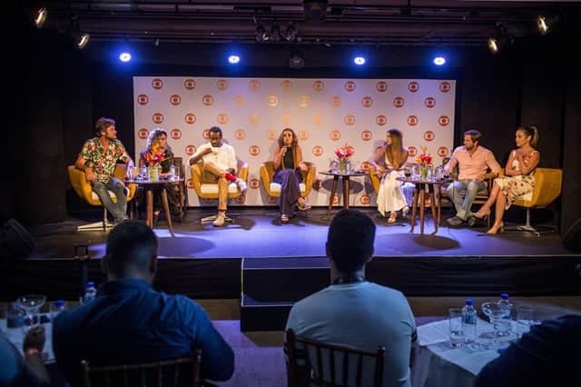 Atores de Segundo Sol e a diretora Maria de Médicis falam sobre a trama (Foto: Globo/João Cotta) Atores de Segundo Sol e a diretora Maria de Médicis falam sobre a trama (Foto: Globo/João Cotta)