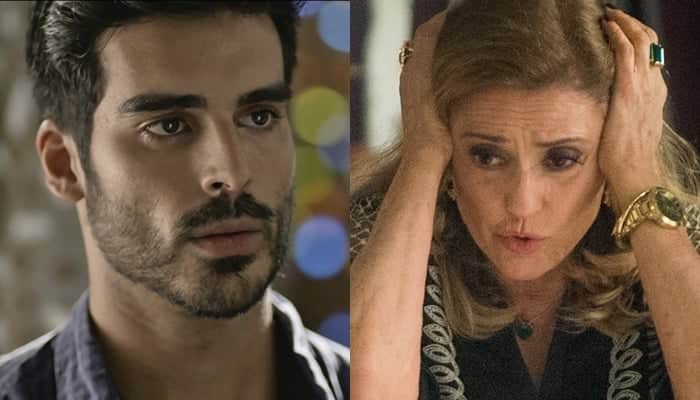 Xodó (Anderson Tomazini) e Sophia (Marieta Severo) em O Outro Lado do Paraíso (Foto: Globo/Divulgação/Raquel Cunha) Xodó (Anderson Tomazini) e Sophia (Marieta Severo) em O Outro Lado do Paraíso (Foto: Globo/Divulgação/Raquel Cunha)