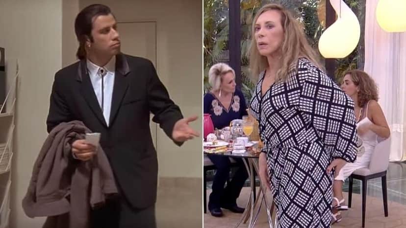 John Travolta e Arlete Salles (Foto: Divulgação) John Travolta e Arlete Salles (Foto: Divulgação)