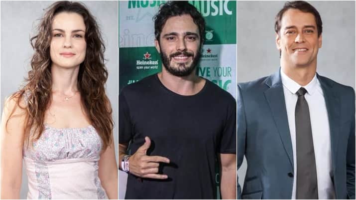 Carolina Kasting, Thiago Rodrigues e Marcello Antony farão novela em Portugal. (Foto: Montagem/Divulgação) Carolina Kasting, Thiago Rodrigues e Marcello Antony farão novela em Portugal. (Foto: Montagem/Divulgação)