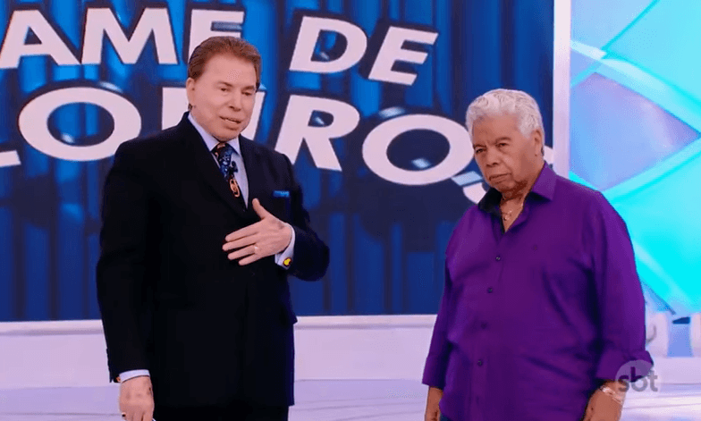 Silvio Santos e Roque. (Foto: Reprodução/SBT) Silvio Santos e Roque. (Foto: Reprodução/SBT)