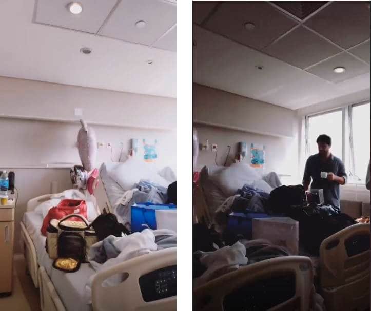 Sabrina Sato mostra bagunça em quarto de hospital (Reprodução/Instagram) Sabrina Sato mostra bagunça em quarto de hospital (Reprodução/Instagram)