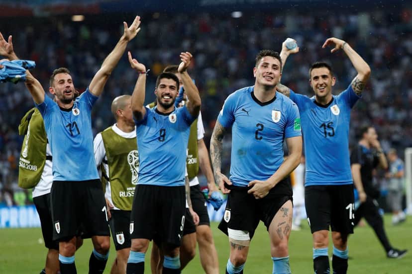 Uruguai elimina Portugal e garante vaga nas quartas de final da Copa do Mundo (REUTERS/Murad Seze/Direitos Reservados/Agência Brasil) Uruguai elimina Portugal e garante vaga nas quartas de final da Copa do Mundo (REUTERS/Murad Seze/Direitos Reservados/Agência Brasil)