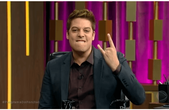 Fábio Porchat em seu programa na Record. (Foto: Reprodução) Fábio Porchat em seu programa na Record. (Foto: Reprodução)