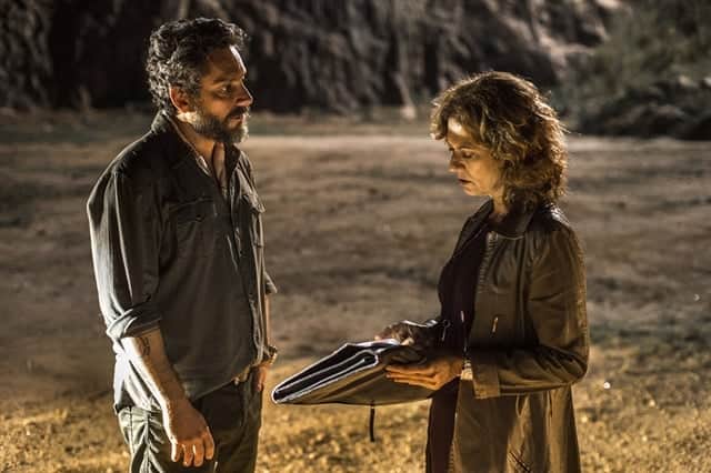 Pedro (Alexandre Nero) e Cássia (Patricia Pillar) em cena de Onde Nascem os Fortes (Foto: Globo/Estevam Avellar) Pedro (Alexandre Nero) e Cássia (Patricia Pillar) em cena de Onde Nascem os Fortes (Foto: Globo/Estevam Avellar)
