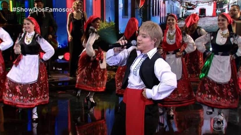 Helga Nemeczyk no Show dos Famosos (Foto: TV Globo) Helga Nemeczyk no Show dos Famosos (Foto: TV Globo)