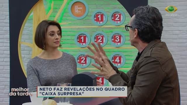 Neto no programa Melhor da Tarde, da Band (Foto: Reprodução) Neto no programa Melhor da Tarde, da Band (Foto: Reprodução)