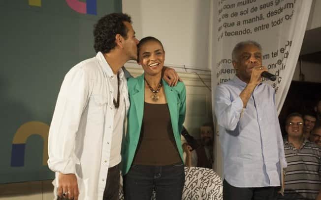 Marcos Palmeira e Marina Silva (Foto: iG) Marcos Palmeira e Marina Silva (Foto: iG)