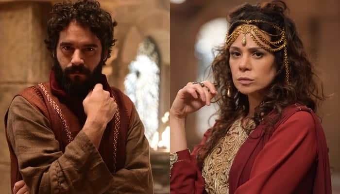 Guilherme Winter (Judas Iscariotes) e Vanessa Gerbelli (Herodíade) em Jesus, novela bíblica da Record (Foto: Blad Meneghel/Record/Montagem TV Foco) Guilherme Winter (Judas Iscariotes) e Vanessa Gerbelli (Herodíade) em Jesus, novela bíblica da Record (Foto: Blad Meneghel/Record/Montagem TV Foco)