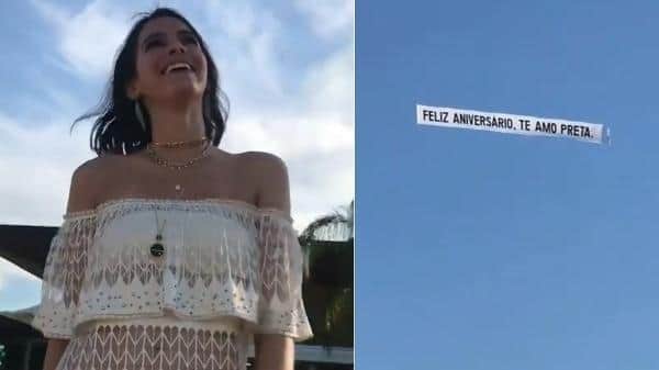 Bruna Marquezine ganha presente de Neymar (Foto: Reprodução) Bruna Marquezine ganha presente de Neymar (Foto: Reprodução)
