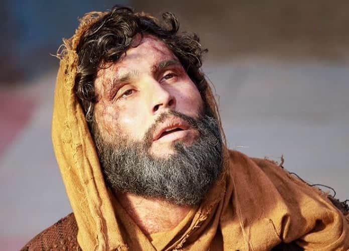Dudu Azevedo como Jesus na Record (Foto: Reprodução) Dudu Azevedo como Jesus na Record (Foto: Reprodução)