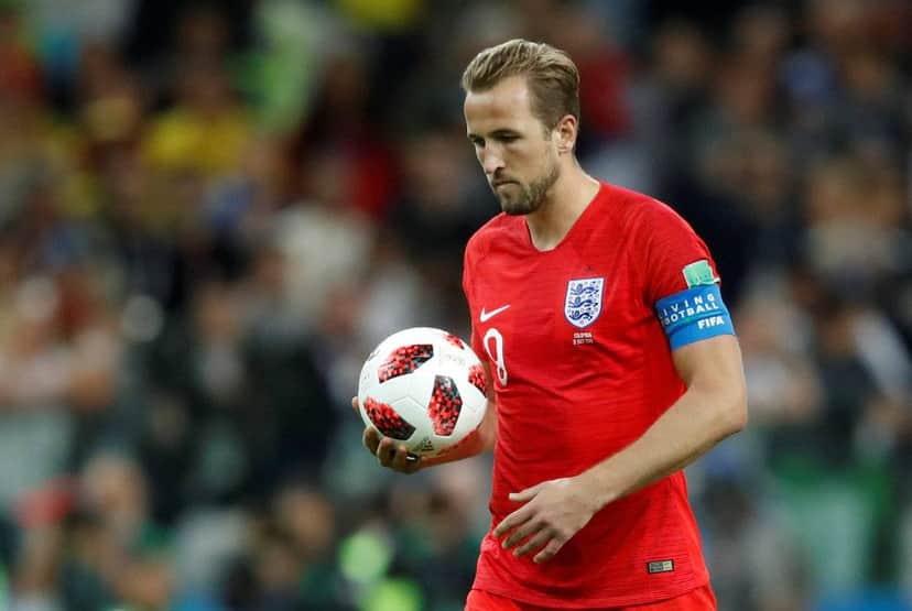 Harry Kane foi entrevistado após vitória da Inglaterra contra a Suécia (Foto: Divulgação) Harry Kane foi entrevistado após vitória da Inglaterra contra a Suécia (Foto: Divulgação)