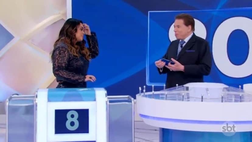 Preta Gil participa do programa de Silvio Santos (Foto: Reprodução) Preta Gil participa do programa de Silvio Santos (Foto: Reprodução)