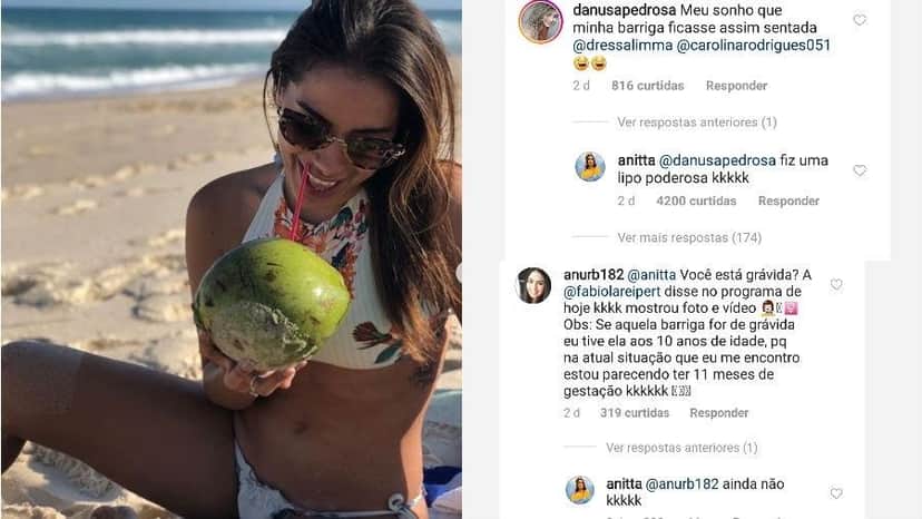 Anitta responde seguidores (Foto: Reprodução) Anitta responde seguidores (Foto: Reprodução)