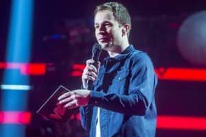 Tiago Leifert no The Voice Brasil (Foto: Globo/Raquel Cunha Tiago Leifert no The Voice Brasil (Foto: Globo/Raquel Cunha