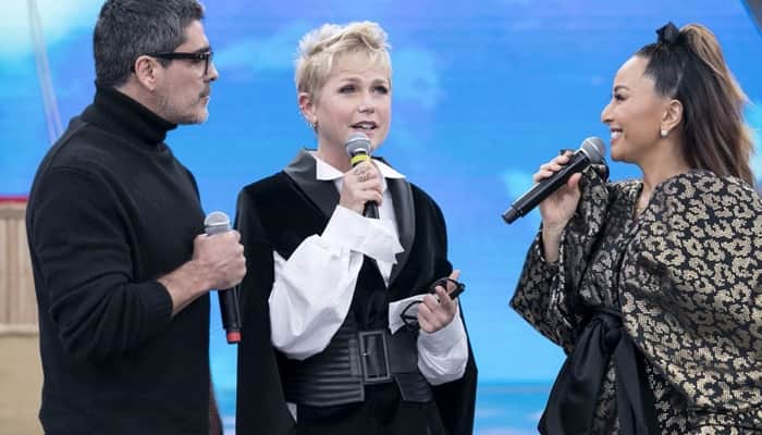 Xuxa Meneghel durante participação no Programa da Sabrina (Foto: Edu Moraes/Record) Xuxa Meneghel durante participação no Programa da Sabrina (Foto: Edu Moraes/Record)