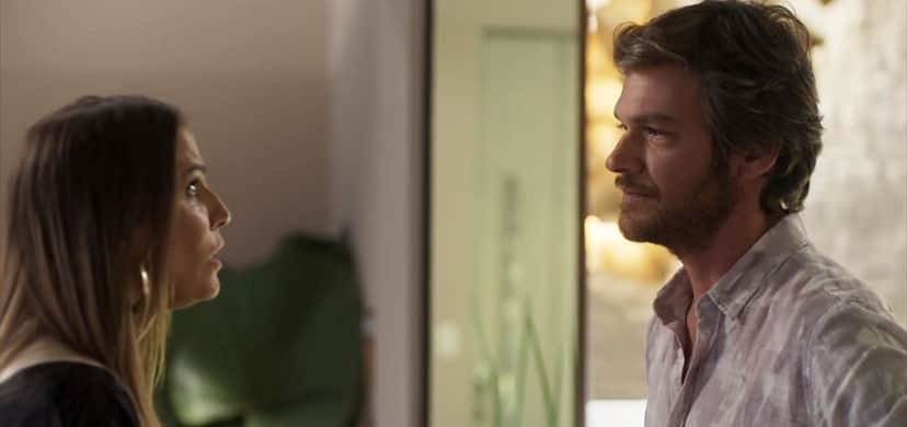 Segundo Sol: Karola e Beto Falcão em Segundo Sol (Foto: Reprodução) Segundo Sol: Karola e Beto Falcão em Segundo Sol (Foto: Reprodução)