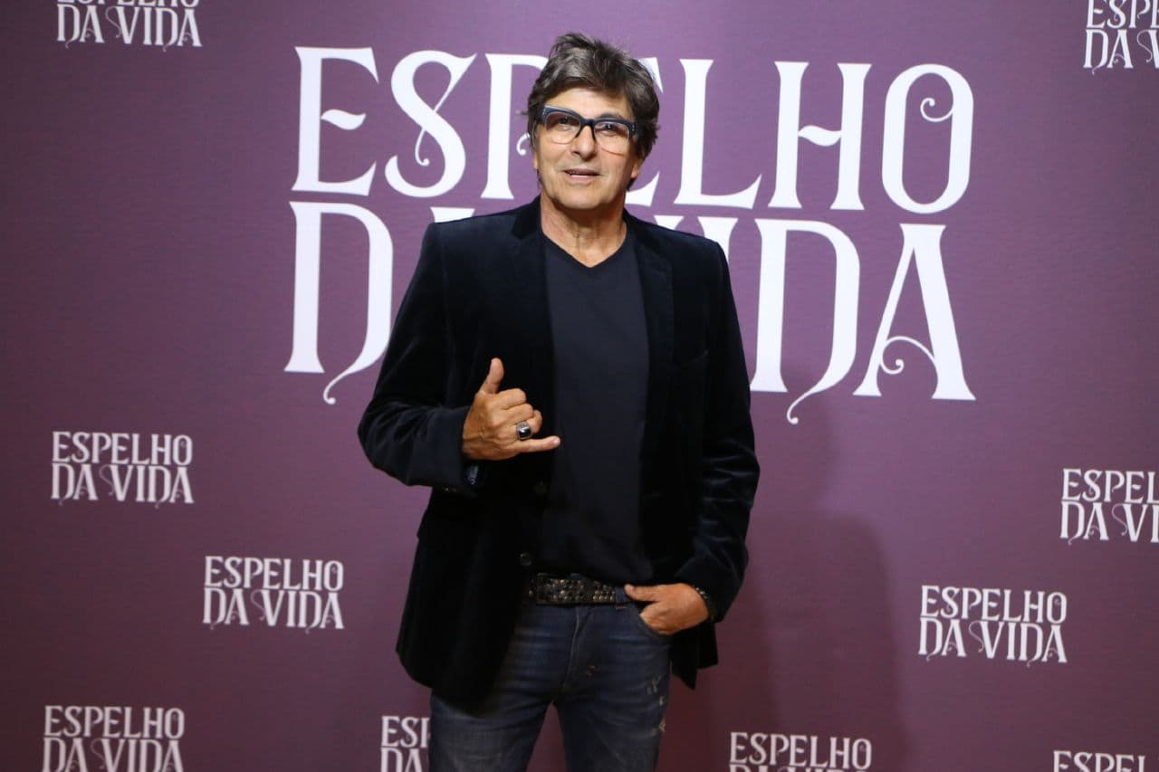 Evandro Mesquita em coletiva de imprensa da TV Globo (Foto: Divulgação / AgNews) Evandro Mesquita em coletiva de imprensa da TV Globo (Foto: Divulgação / AgNews)