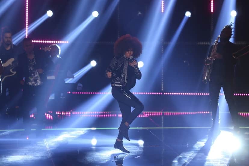 Jeniffer Nascimento foi a primeira a cantar no PopStar deste domingo (Foto: Isabella Pinheiro/Gshow) Jeniffer Nascimento foi a primeira a cantar no PopStar deste domingo (Foto: Isabella Pinheiro/Gshow)