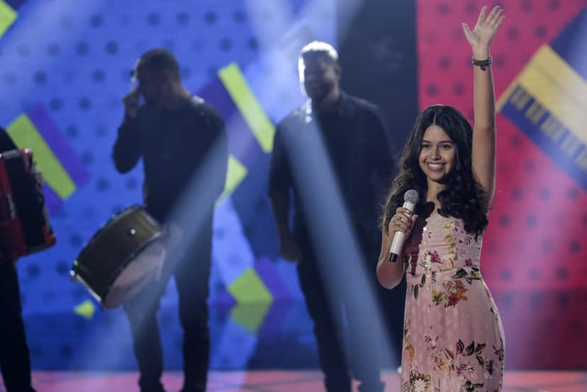 A cantora Eduarda Brasil., vencedora do The Voice Kids (Foto: Raphael Dias/Gshow) A cantora Eduarda Brasil., vencedora do The Voice Kids (Foto: Raphael Dias/Gshow)
