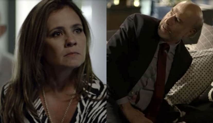 Laureta e Severo tem segredo em Segundo Sol (Foto: Reprodução) Laureta e Severo tem segredo em Segundo Sol (Foto: Reprodução)