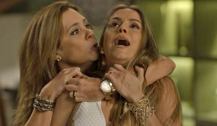 Laureta e Karola em Segundo Sol (Foto: Reprodução) Laureta e Karola em Segundo Sol (Foto: Reprodução)