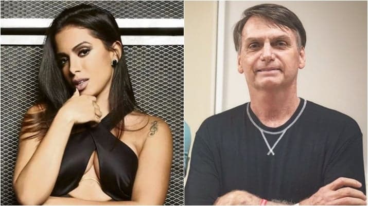 Anitta cedeu à pressão de fãs e aderiu à campanha contra Bolsonaro. (Foto: Montagem/Divulgação) Anitta cedeu à pressão de fãs e aderiu à campanha contra Bolsonaro. (Foto: Montagem/Divulgação)