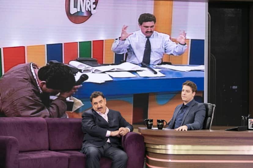 Ratinho esteve na Record no Programa do Porchat (Foto reprodução) Ratinho esteve na Record no Programa do Porchat (Foto reprodução)