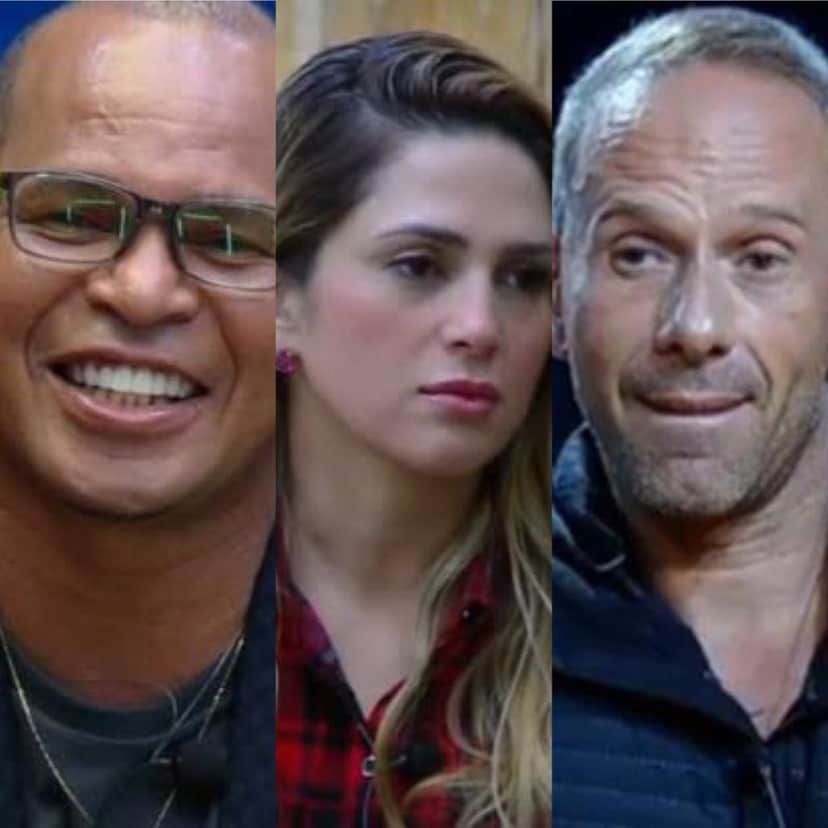 Aloísio Chulapa, Nadja Pessoa e Rafael Ilha estão na roça da Fazenda 10 Aloísio Chulapa, Nadja Pessoa e Rafael Ilha estão na roça da Fazenda 10