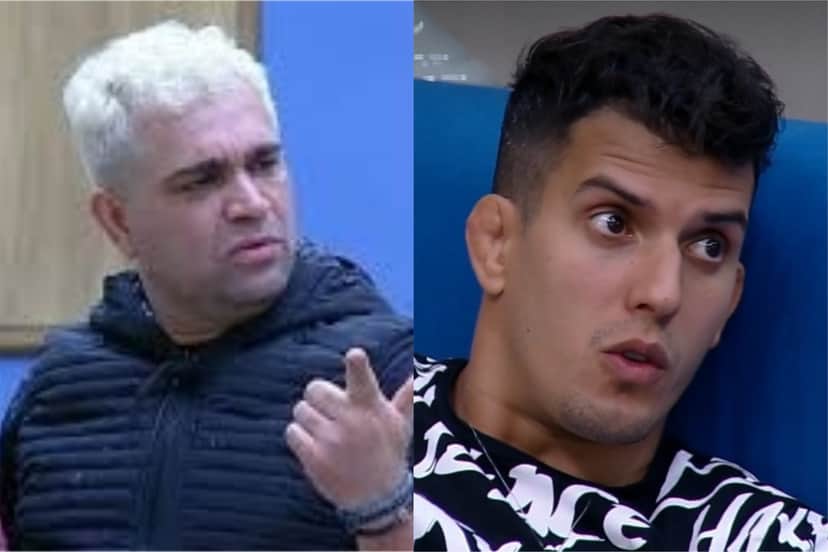 Evandro Santo e Felipe Sertanejo em A Fazenda 10 Evandro Santo e Felipe Sertanejo em A Fazenda 10
