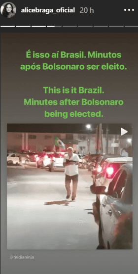 Stories de Alice Braga Stories de Alice Braga