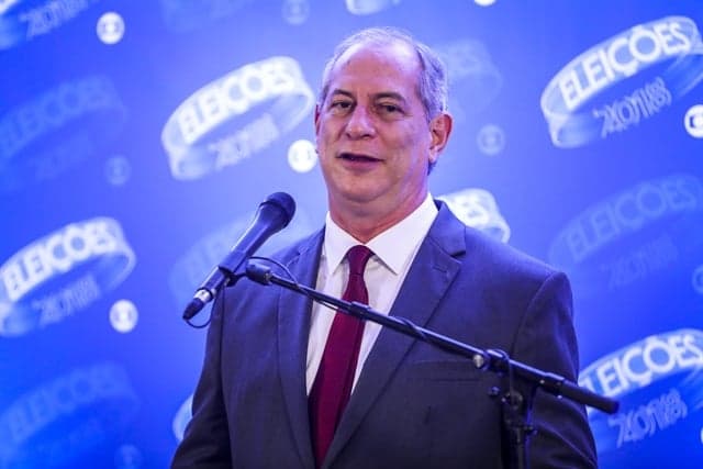 Ciro Gomes após o debate da Globo (Foto: Globo/João Miguel Júnior) Ciro Gomes após o debate da Globo (Foto: Globo/João Miguel Júnior)
