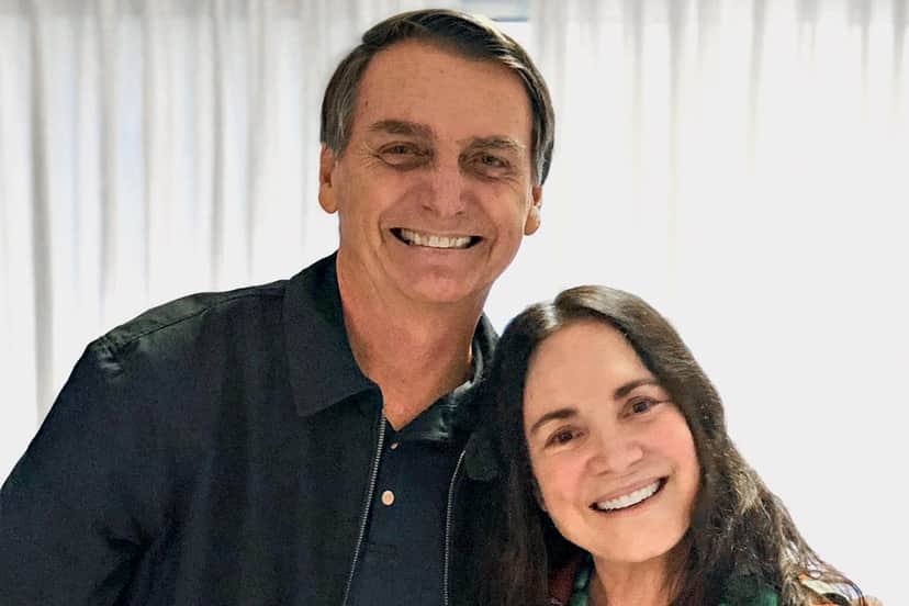Regina Duarte e Jair Bolsonaro (Foto: Reprodução/Instagram) Regina Duarte e Jair Bolsonaro (Foto: Reprodução/Instagram)